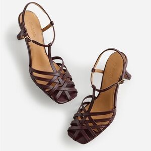 Madewell Milano Heeled Brown Strappy Sandals